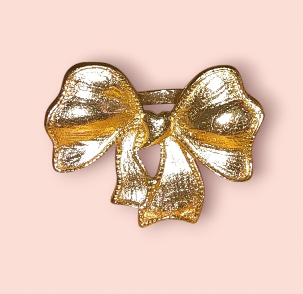 Gold Bow Ring